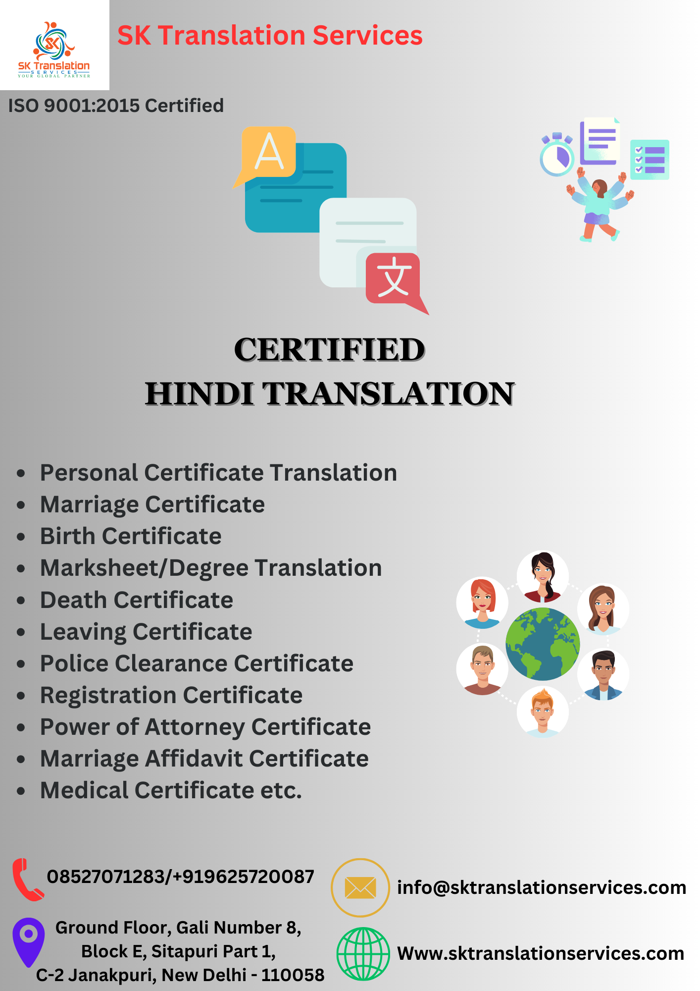 Certified Hindi Translation Services
